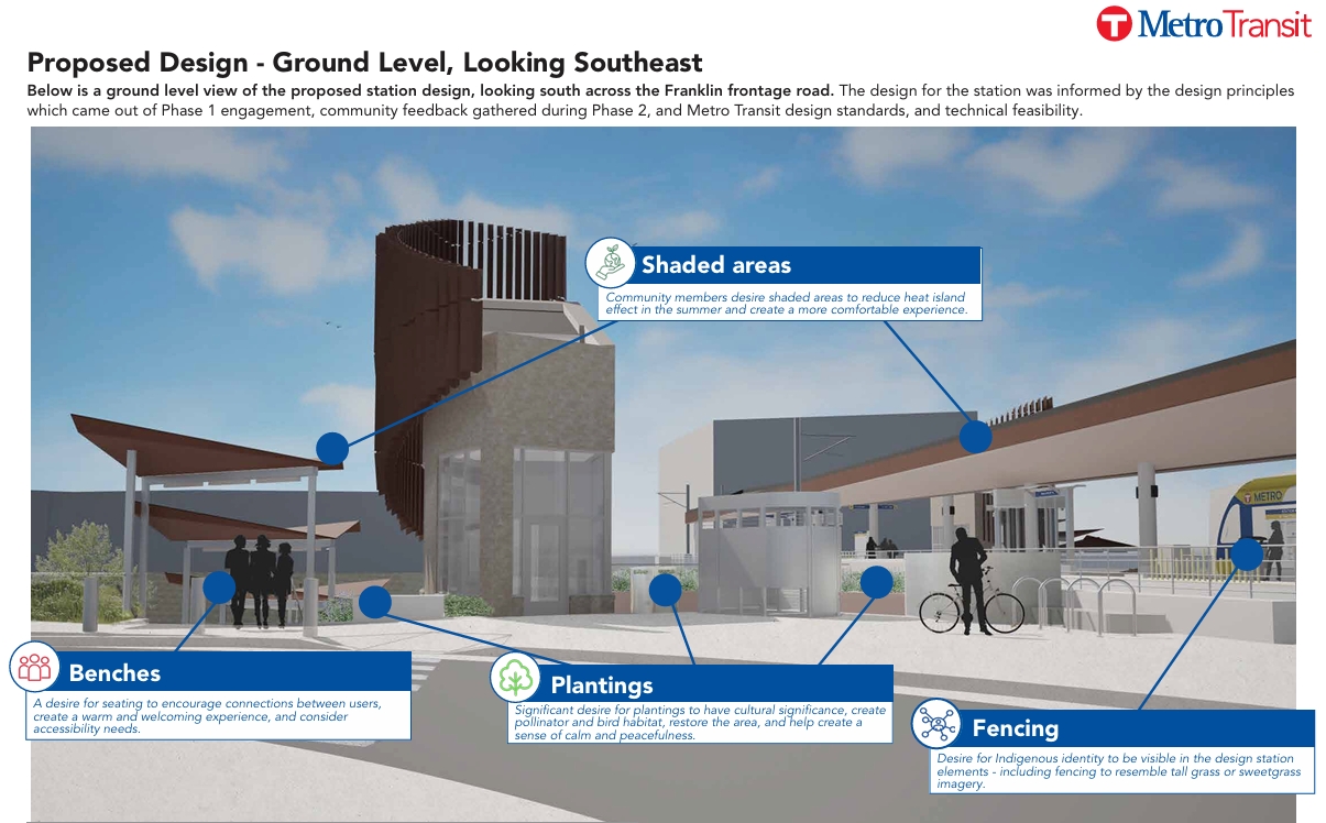 Proposed design - ground level, looking southeast