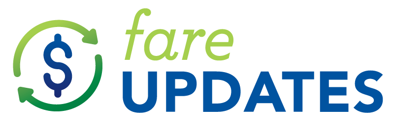 Illustration that says Fare Updates