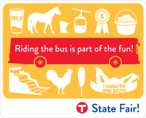 Riding the bus is part of the fun!