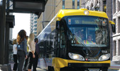 Photo of light rail train