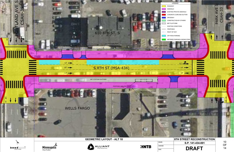 Station Plan View 8th Street